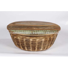 Rattan Coffee tables with Wooden Top